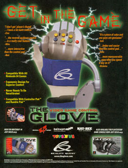 nintendo 64 power glove