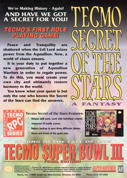 Tecmo Secret of the Stars: A Fantasy (Tecmo)