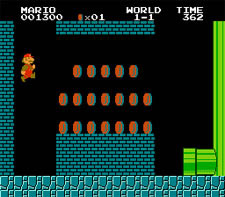 Super Mario Bros. Level 1-1 (Hidden Area)